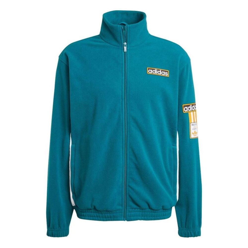 Adidas Mens Adibreak Polar Fleece Track Jacket / Teal